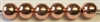 8mm  Bead/Hollow Copper/50 pack