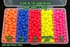Variety Pack of Over 500 8mm Glow (Luminous)Round Beads in Plastic Storage Box