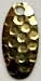 #0 Swing Blade/Hammered Brass/10 pack