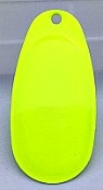 Size 5 RATLER French Blade/Fluorescent Chartreuse Both Sides/6 Pack