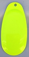 Size 6 RATLER French Blade/Chartreuse Both Sides/3 pack