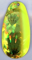 Size 6 RATLER French Blade/Chartruese Holographic SG w/Chartreuse Edge/2 pack