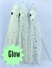 1.5" Squid Body/Glow (Luminous)/6 Pack
