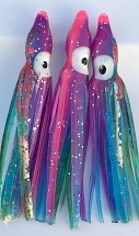 2" Squid Body/Rainbow w/Laser UV /6 Pack