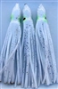 3" Squid Body/White UV/6 Pack