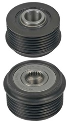 206-12014 NEW SERPENTINE CLUTCH PULLEY for Delco AD230 & AD237 Series Alternators on 1999-2002 Oldsmobile Applications