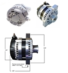 7127-MF-200 200 Amp High Output Alternator for Early Chevy Blazer, S-10, GMC Jimmy, S-15, and Suburban