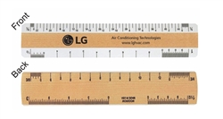 6" Architectural Double Bevel Ruler
