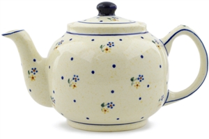 Polish Pottery Teapot, 34 oz.