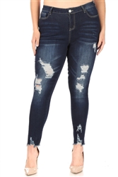 ED-17850XA Dk.Indigo missy skinny jeans