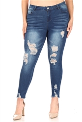 ED-17850XA Indigo missy skinny jeans