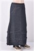 RK-87254K Black girls long skirt