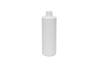 8 oz 22 GR Cylinder Round Cosmetic HDPE 24-410<span class='noshowcode'> s8oz </span>