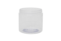 16 oz JAR CLEAR 26 GR Wide Mouth Cosmetic PVC 89-400<span class='noshowcode'> s16oz </span>