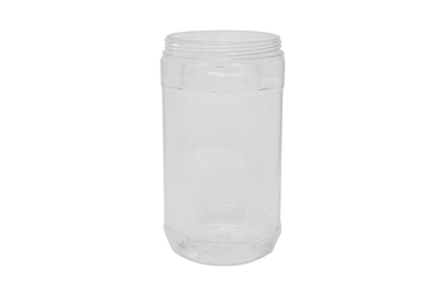 44 oz JAR CLEAR W/O HANDLE 52 GR Wide Mouth Cosmetic PVC 95-400<span class='noshowcode'> s44oz </span>