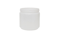 16 oz WIDE MOUTH JAR 30 GR Wide Mouth Pharmaceutical HDPE 89-400<span class='noshowcode'> s16oz </span>