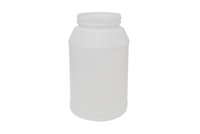 1 gal WIDE MOUTH JAR  WITH RIDGES, 115 GR Wide Mouth Edible HDPE 110-400<span class='noshowcode'> s1gal </span>