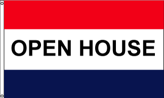 Commercial Open House Flag