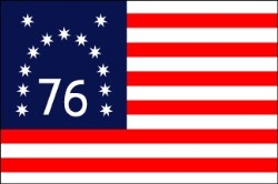 Historical Bennington Nylon Flag