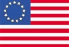 Historical Betsy Ross Nylon Flag Polehem