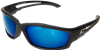 Edge Eyewear Kazbek TSKAP218 Blue Mirror Polarized Safety Glasses