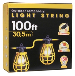 100' String Lights - Corded Ends