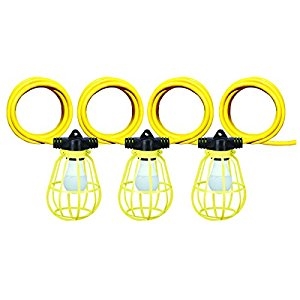 100' LED String Lights - Corded Ends - LED Bulbs Included