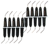 Opaque Black Luer Lock Applicator Tips - Quantity 100