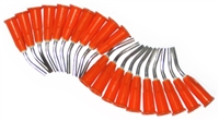Core Opaque Orange Luer Lock Applicator Tips - Quantity 20