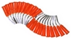 Core Opaque Orange Luer Lock Applicator Tips - Quantity 200