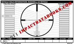 Bushnell G2 Reticle (Laminated)