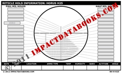 Horus H25 Reticle (Laminated)