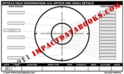 U.S. Optics JNG (MOA) Reticle (Laminated)