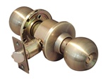 LSDA 10B 5S K4 Entry Knob ANTIQUE BRASS