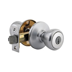 Kwikset Tylo Keyed Entry Knob BRASS