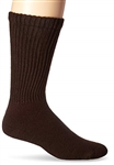 JOBST® SensiFoot Brown Crew Closed Toe Sock