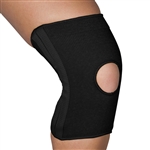 Blue Jay Slip-On Knee Support, Open Patella with Stabilizers