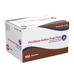 Dynarex Povidone Iodine Prep Pads