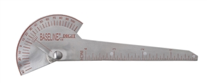 Baseline Finger Goniometer - Metal - 1-finger Design - 6 inch