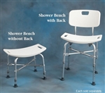 North Coast Medical Bariatric Shower Bench