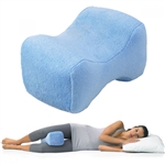 OPTP Contour Leg Pillow - Light Blue