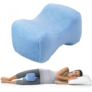 OPTP Contour Leg Pillow - Light Blue