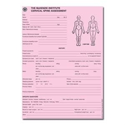 OPTP  Back Assessment Forms - Lumbar / Cervical / Thoracic