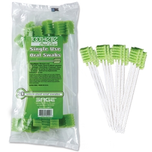 Sage Toothette® Plus Swabs - Untreated