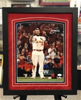 11x14 autograph print of St Louis Cardinals Yadier Molina