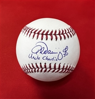 + St Louis Cardinals Adam Wainwright Uncle Charlie autographed & inscribed MLB baseball