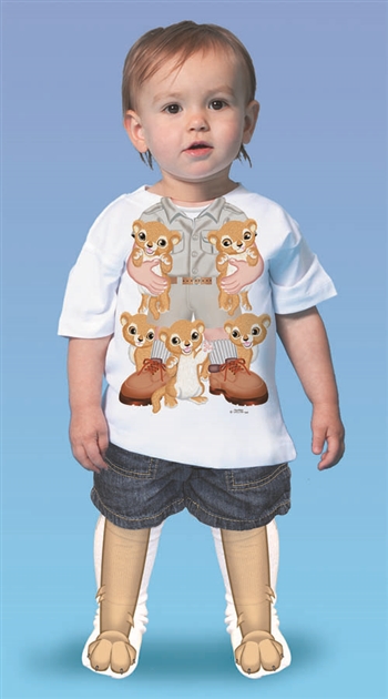 Lion Boy Paws T-shirt & Sock Combo