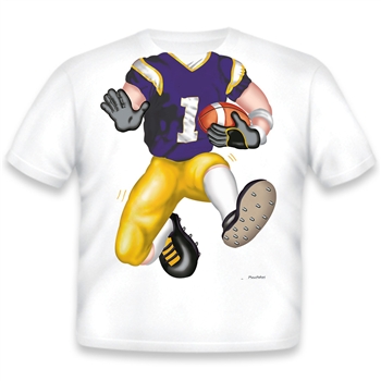 Football Purple/Yellow 467