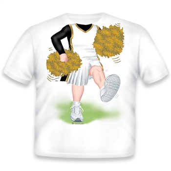 Cheerleader White/Black/Gold 484