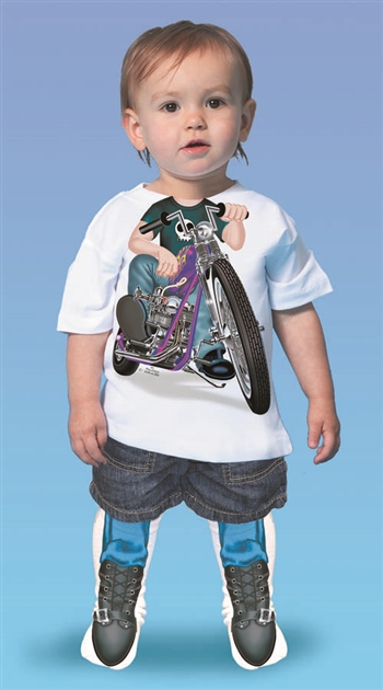 Biker Chopper Boy T-shirt & Sock Combo